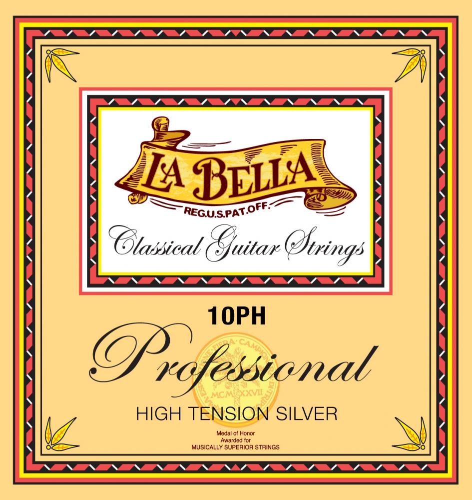 La Bella 10PH Professional High Tension Silver